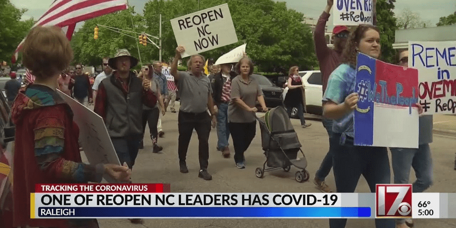 ReOpen NC protests