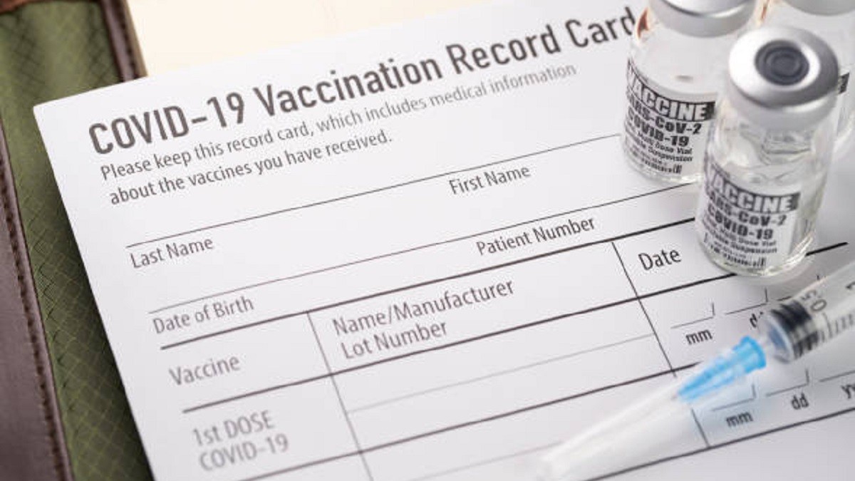 proof of vaccination card