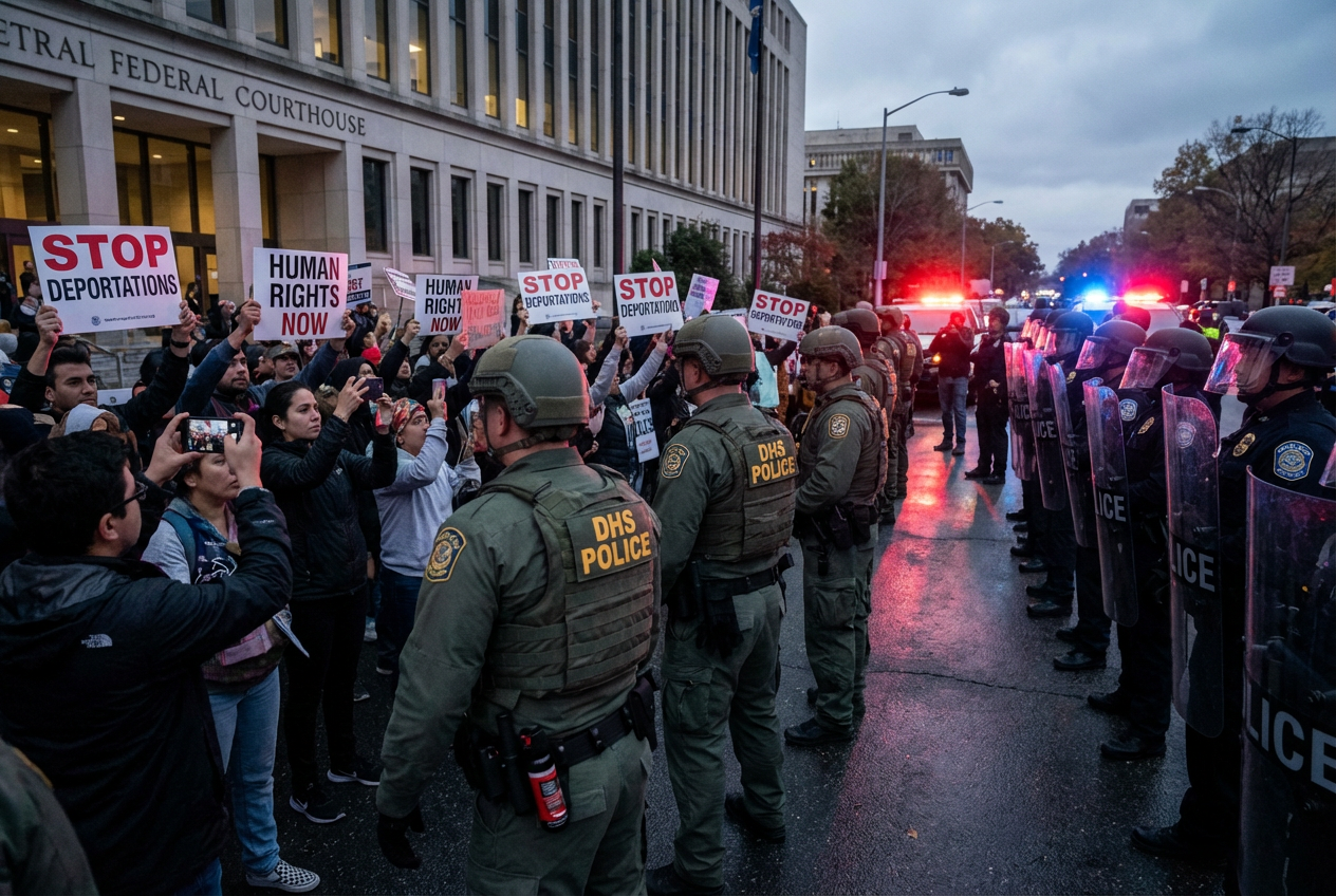 Court Blocks Limits On Federal Immigration Actions