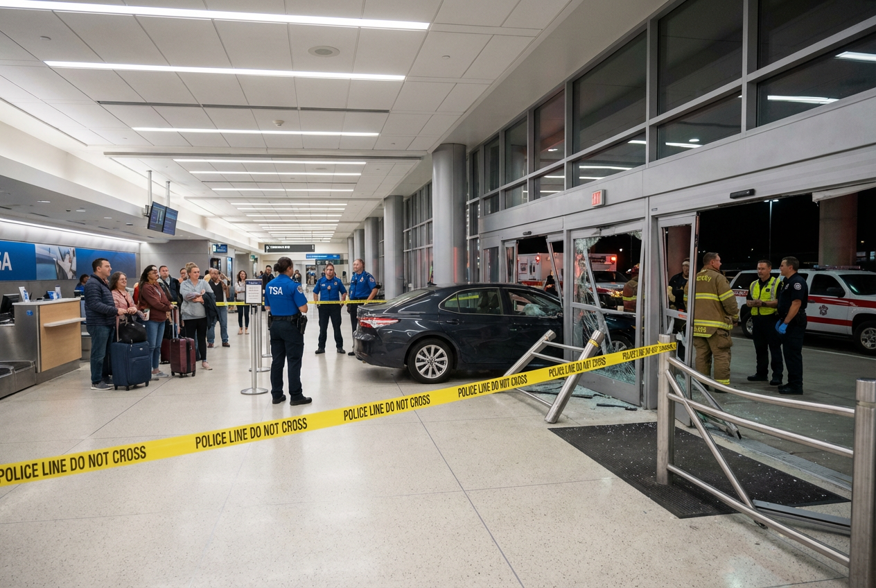 Detroit Airport Terminal Crash Raises Serious Security Concerns