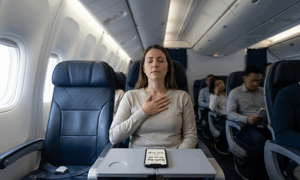 Simple Mindset Shift Tackles Flight Anxiety