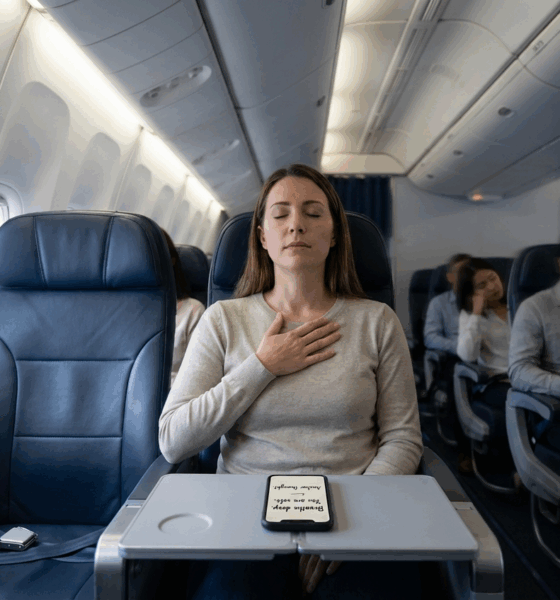 Simple Mindset Shift Tackles Flight Anxiety