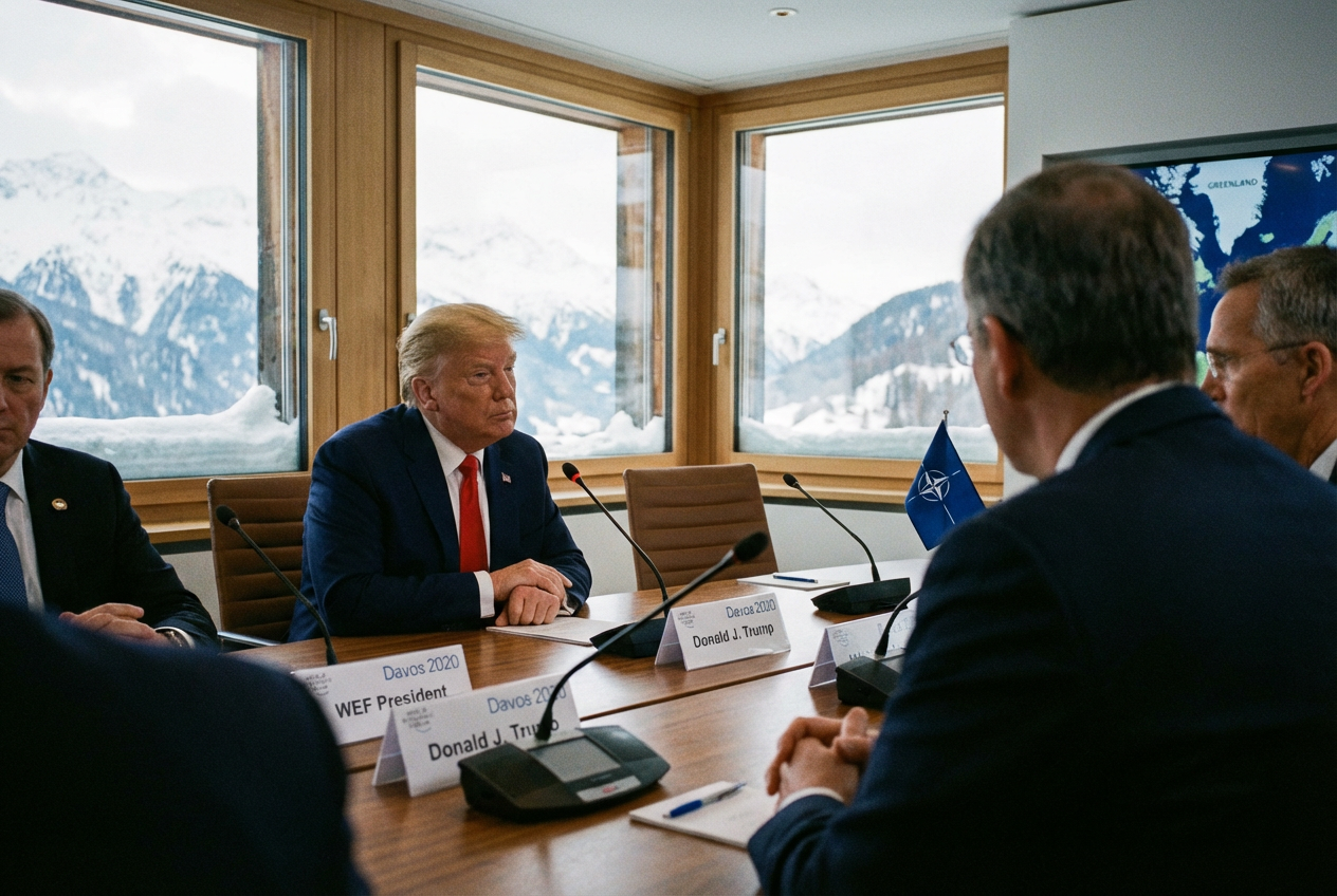 Trump Heads to Davos Amid Greenland Tensions