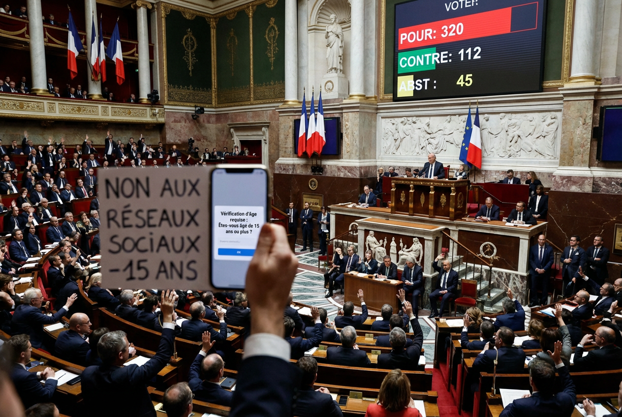 France Moves to Ban Social Media for Young Teens