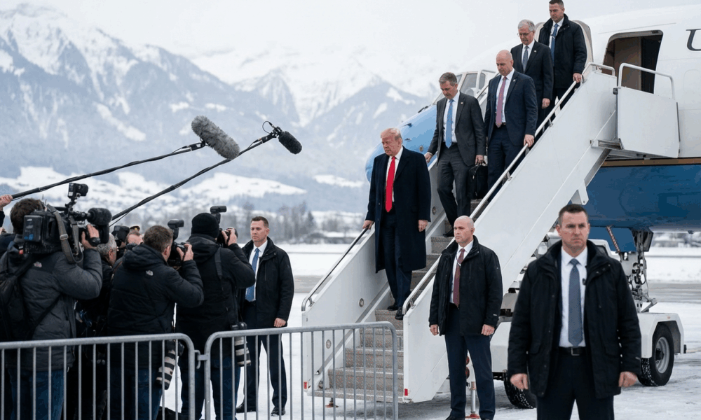 Trump Reaches Davos for High-Stakes Forum Meetings