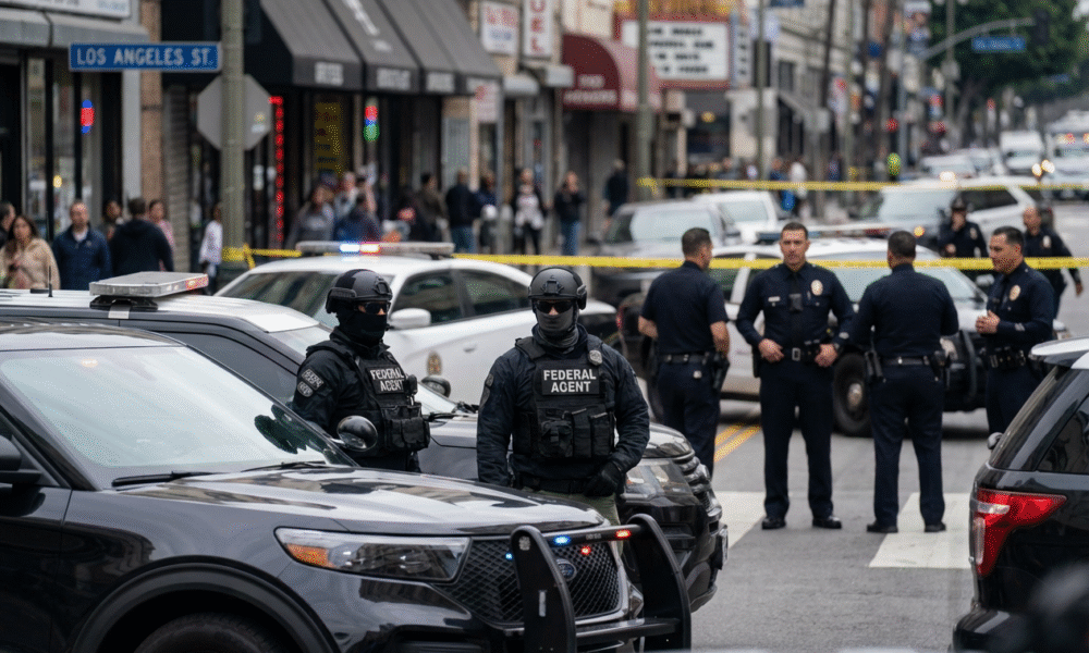 LAPD Rejects California Mask Ban for Federal Agents