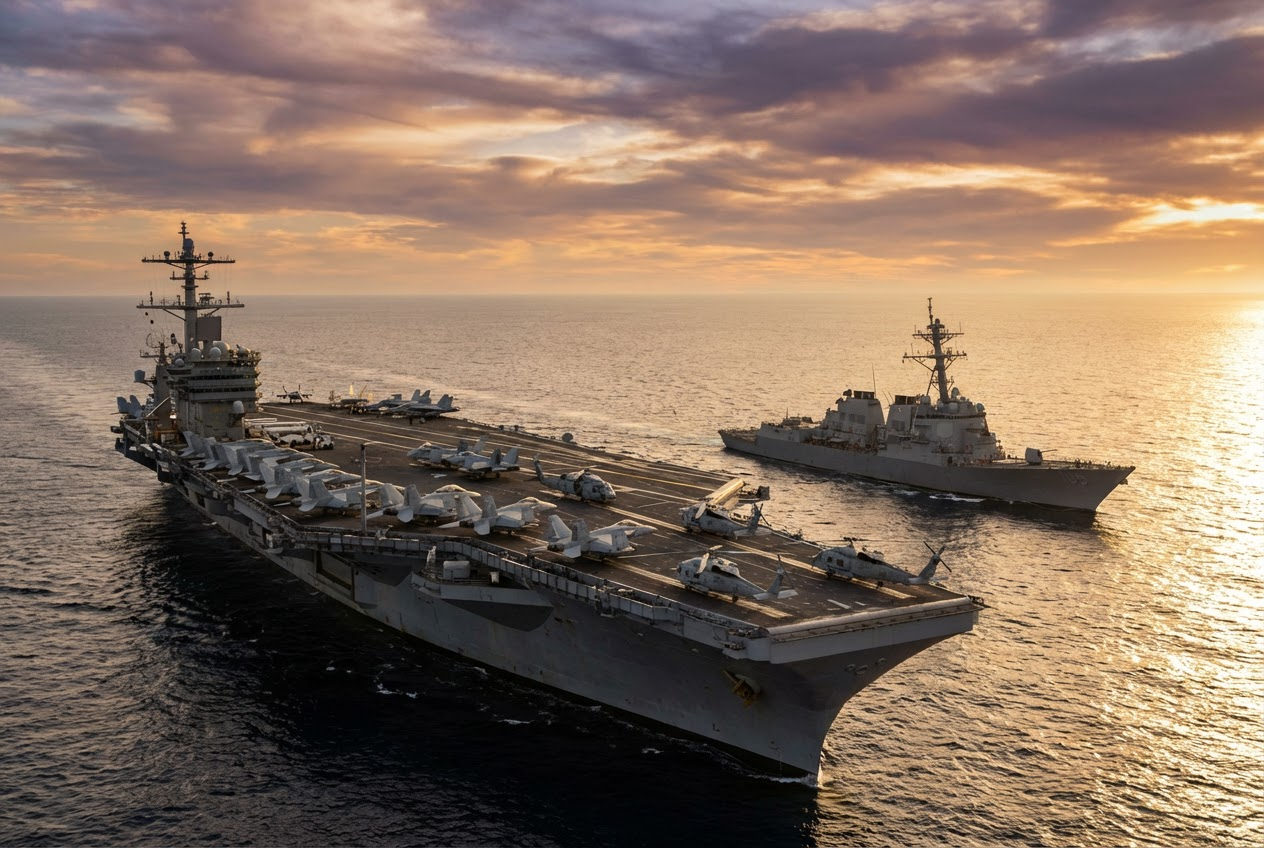 Massive U.S. Military Buildup in Middle East Unfolds