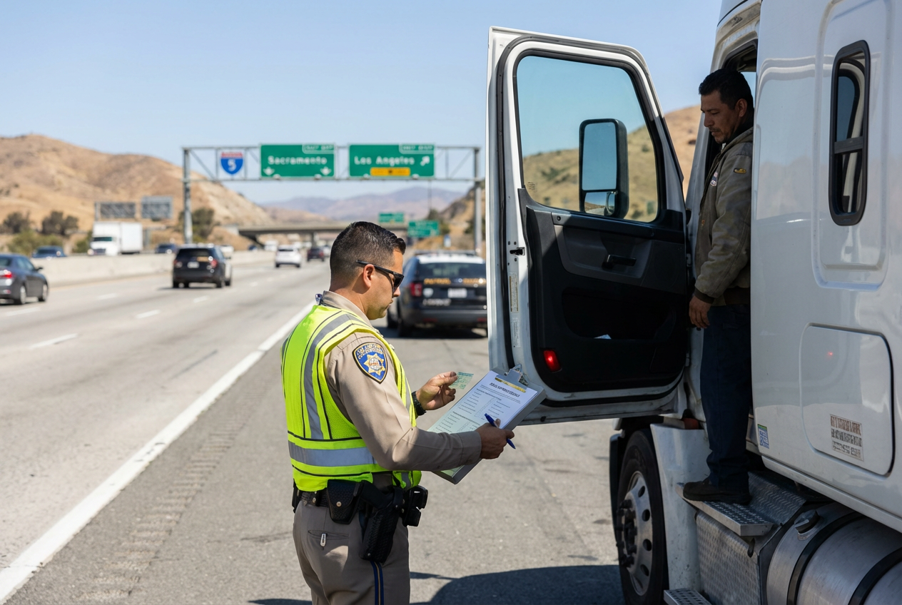 California Enforces English Rules for Truckers After Pressure