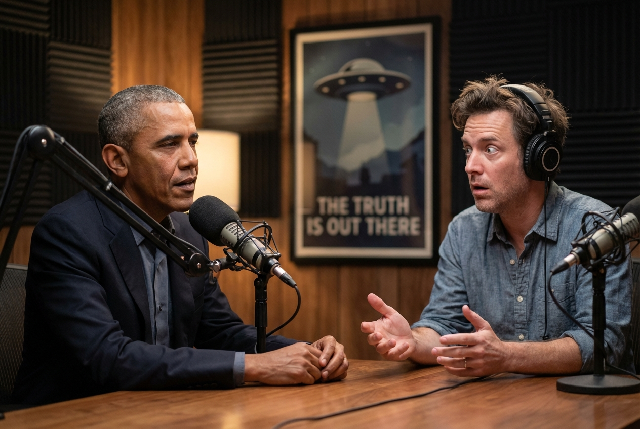 Obama Drops Alien Claim Host Misses Follow Up