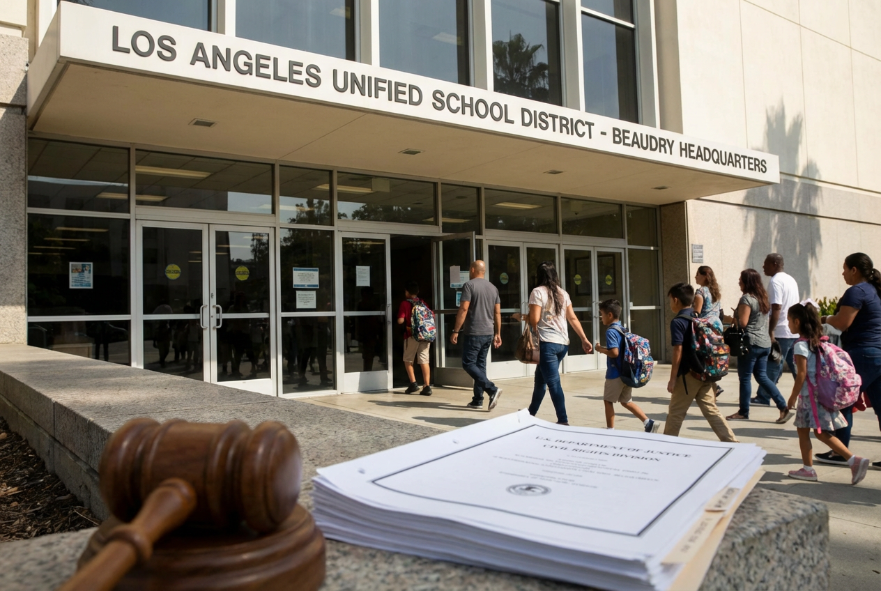 DOJ Challenges LA School District Over Race Policy