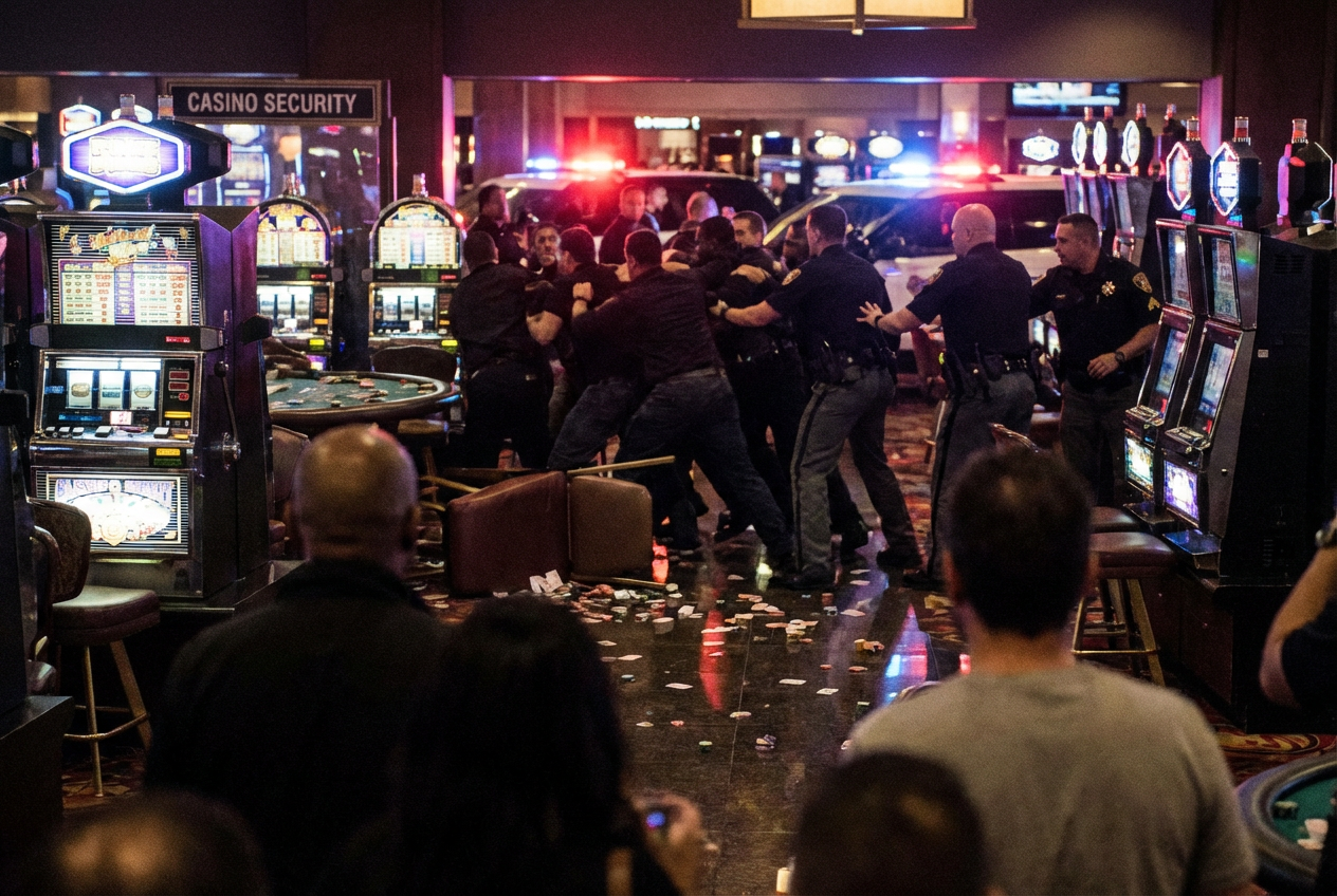 Violent Brawl Erupts at Bakersfield Casino