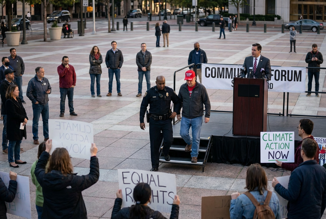 Hecklers Dominate Failing Anti-Trump Rally