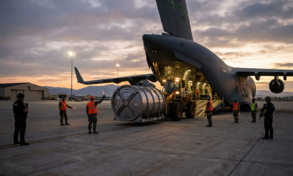 Nuclear Reactor Airlift Marks Rapid Energy Shift