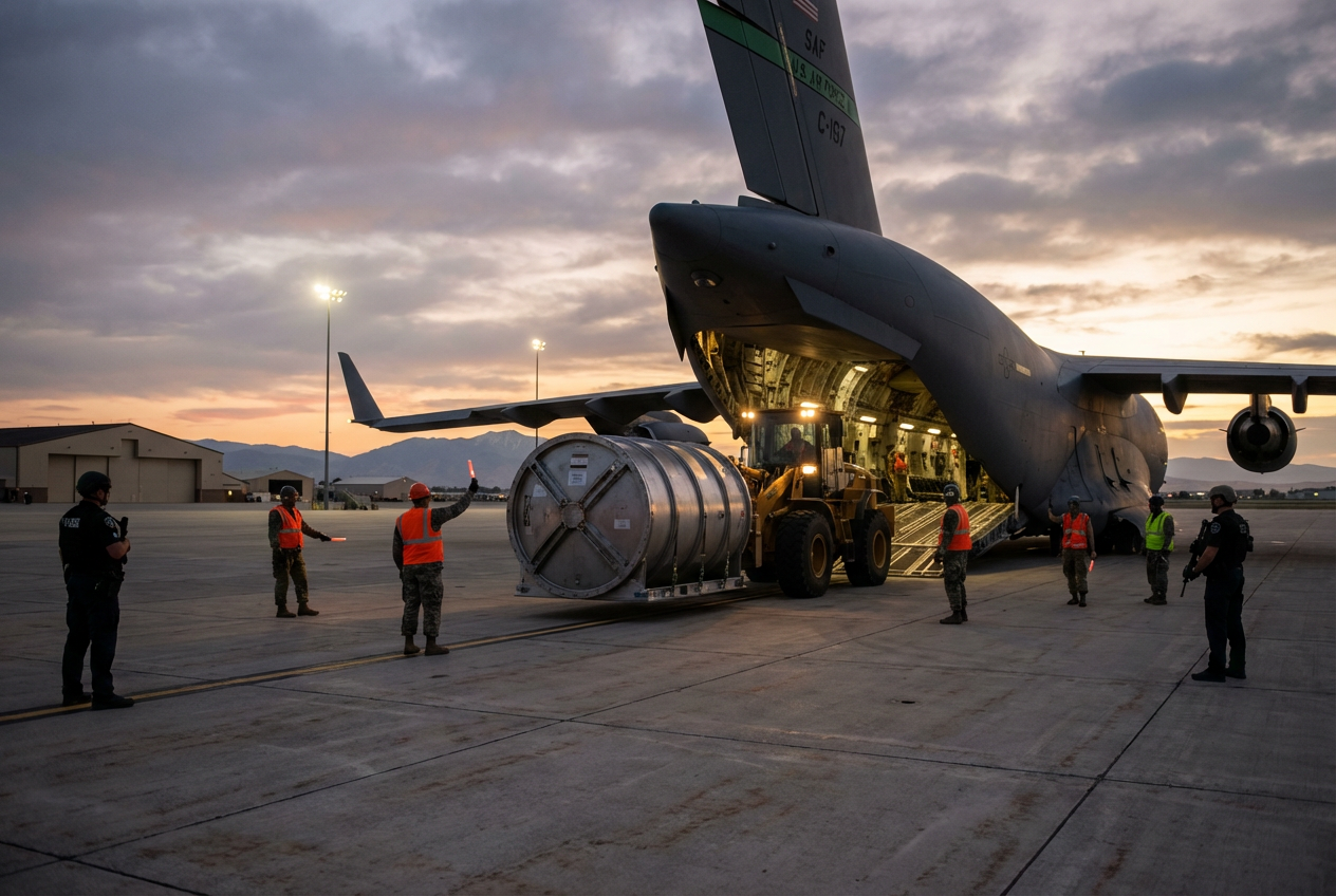 Nuclear Reactor Airlift Marks Rapid Energy Shift