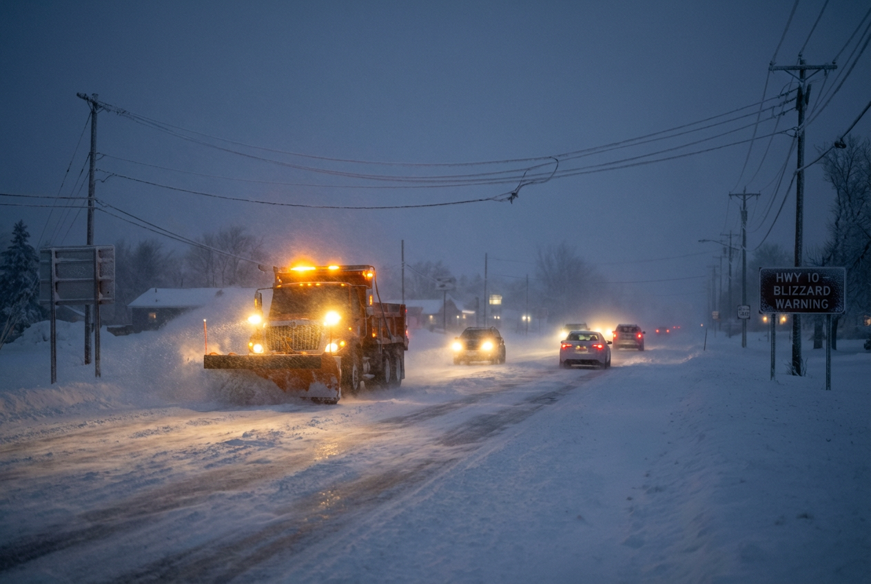 Winter Storm Threatens Over 1,000 Miles of the North