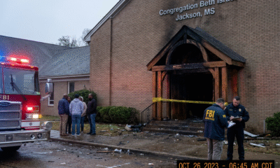 Mississippi Synagogue Fire Suspect Detained Amid Outrage