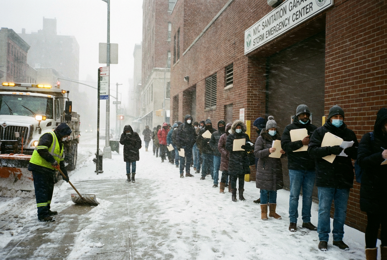 NYC Calls for Volunteers as Blizzard Nears