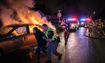Hero Deputy Rescues Woman From Fiery Florida Car