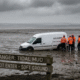 Amazon Van Stranded After GPS Mishap on UK Mudflats