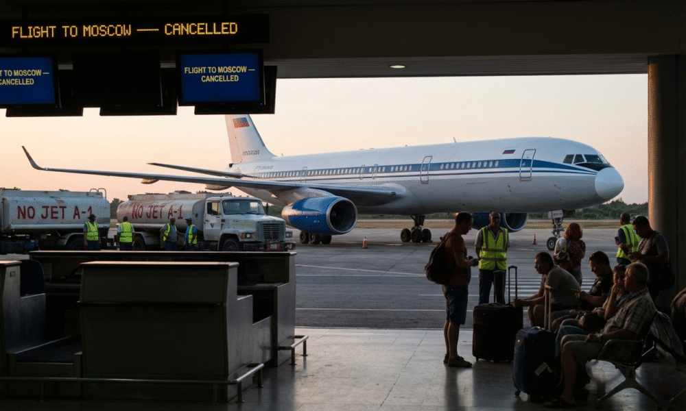Russia Halts Cuba Flights Amid Fuel Shortage Pressure