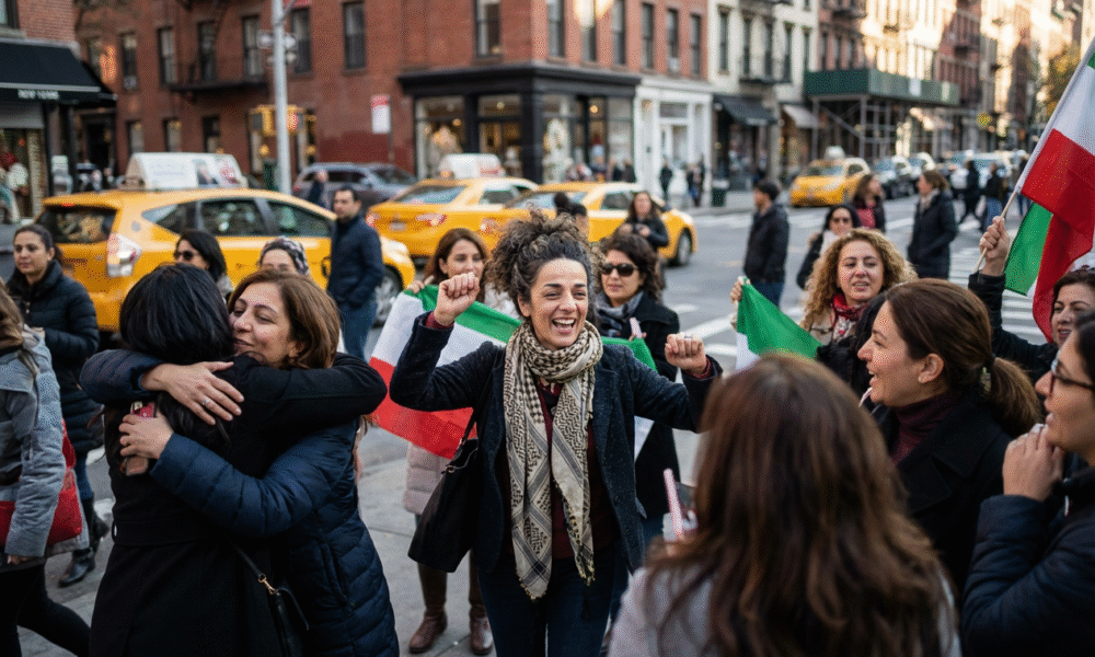 Journalist Celebrates Khamenei Death in NYC