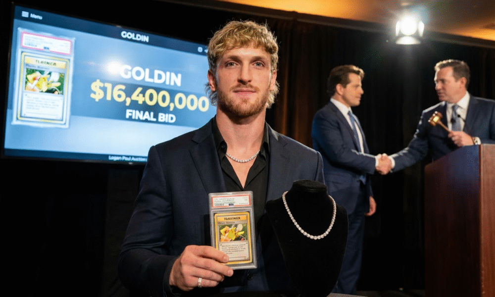 Logan Paul’s Pokémon Card Sets Auction Record