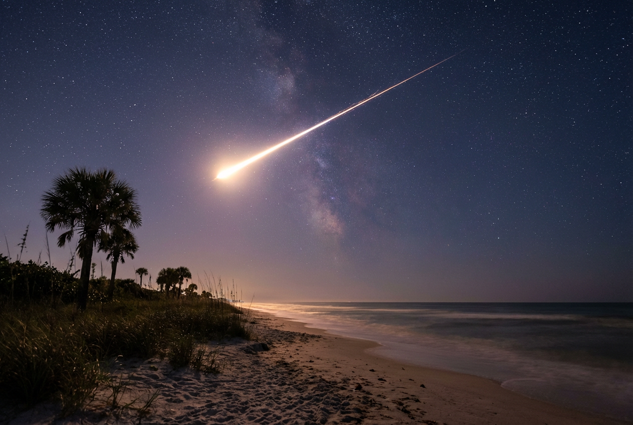 Mystery Fireball Lights Up Florida Night Sky