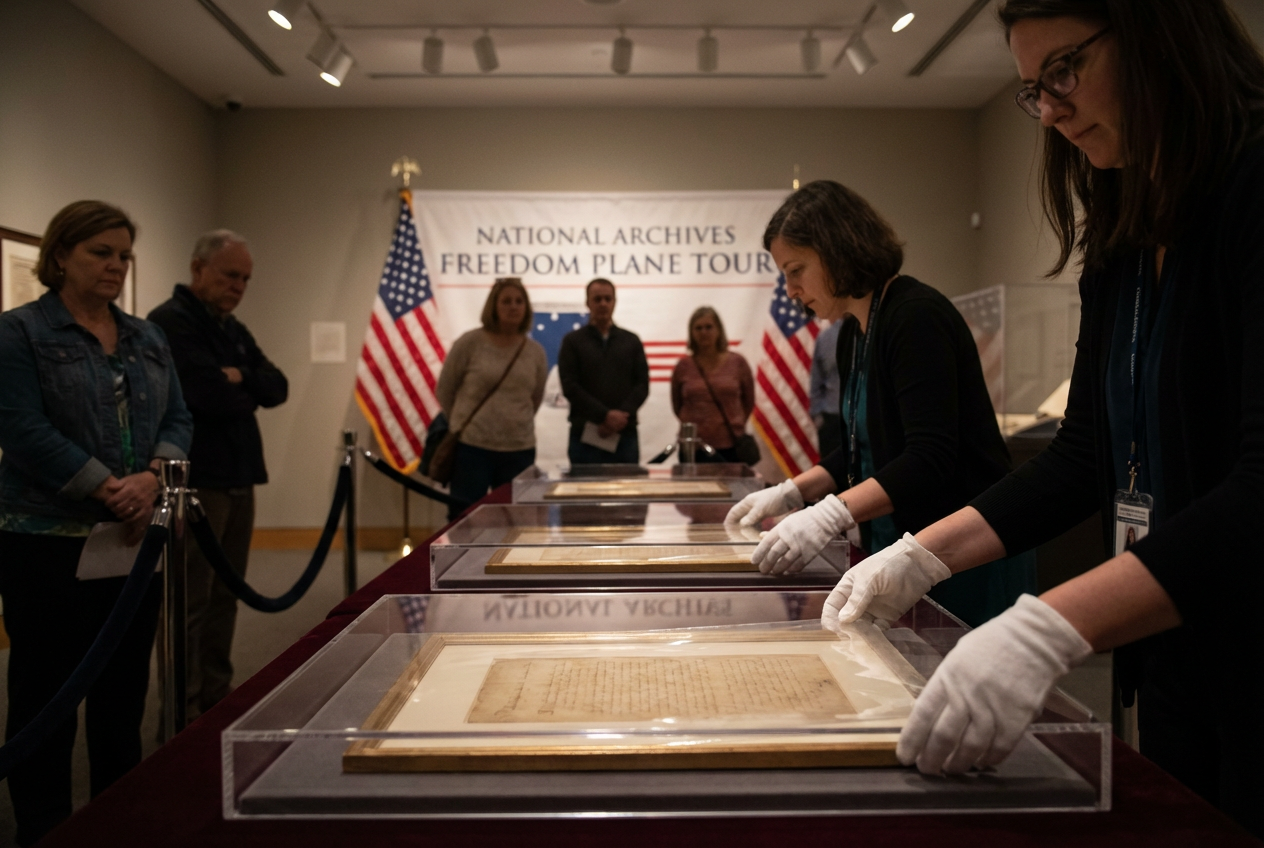 Iconic U.S. Founding Records Set for Rare Public Display Across the Nation