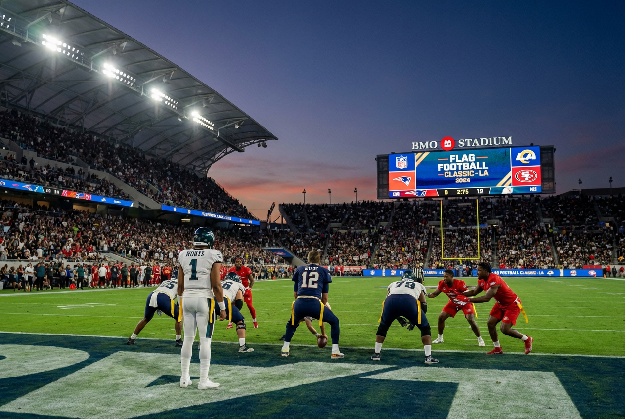 NFL Stars' Flag Football Dream Takes a Historic Detour from Riyadh
