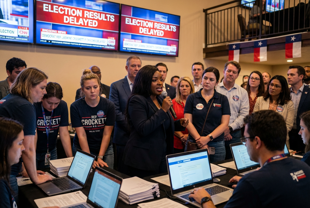 Crockett Blames GOP for Texas Primary Delays