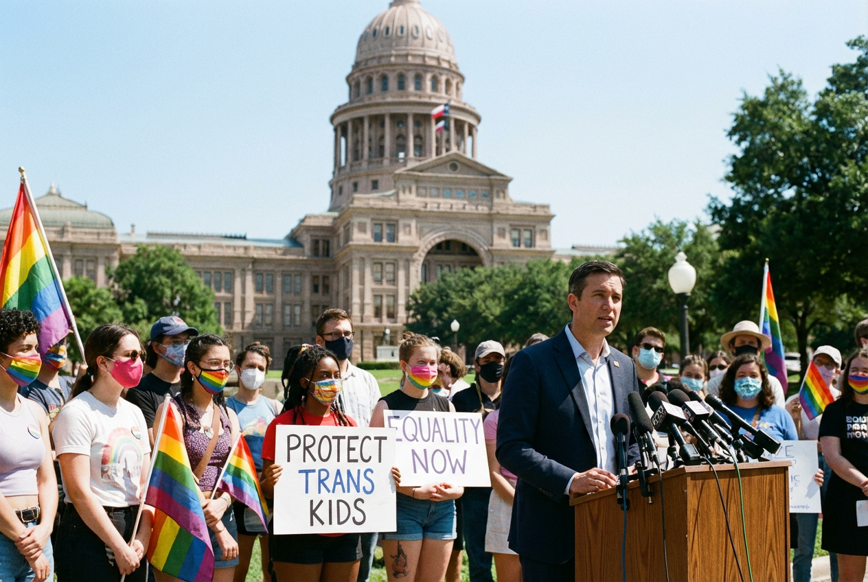 Democratic Senate Candidate's 'Trans Children' Remark Fuels Texas Political Firestorm