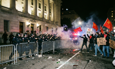 National ‘No Kings’ Protests Erupt in Violence Against Law Enforcement
