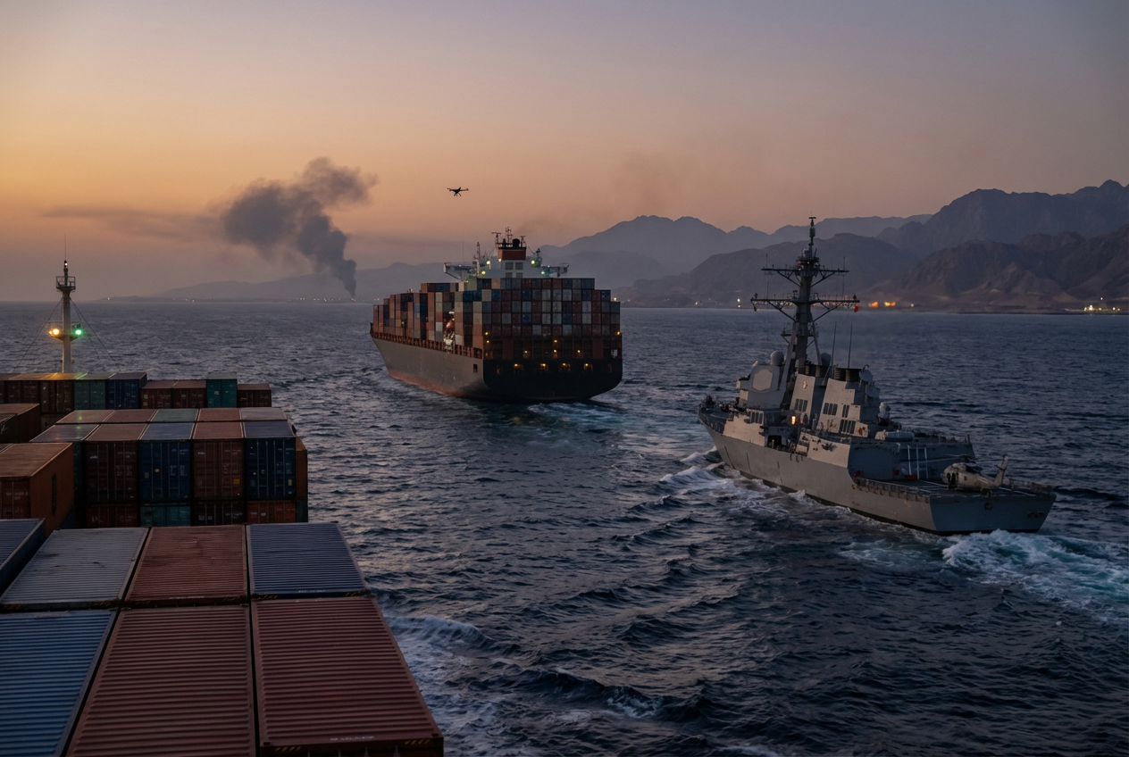 Houthi Warnings Threaten to Expand Middle East Conflict Into Key Shipping Routes