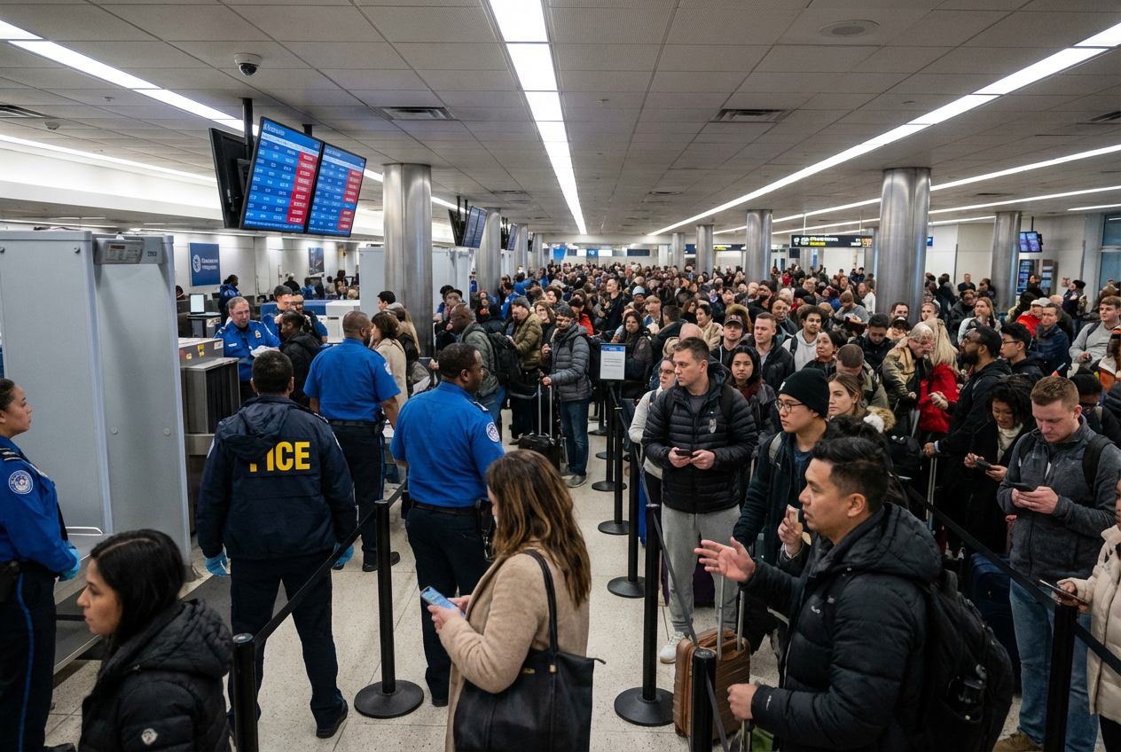Travelers Face Wildly Varied Airport Delays Amid Government Funding Row