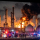 Sudden Explosion Sparks Massive Fire at Major Texas Oil Refinery, Community on Edge