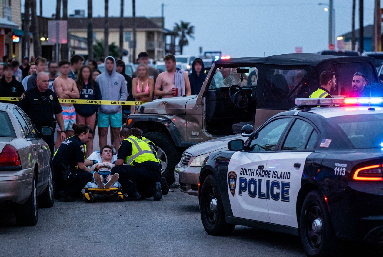 Viral Vide o Sparks CHAOS After Spring Breakers' High-Speed Crash