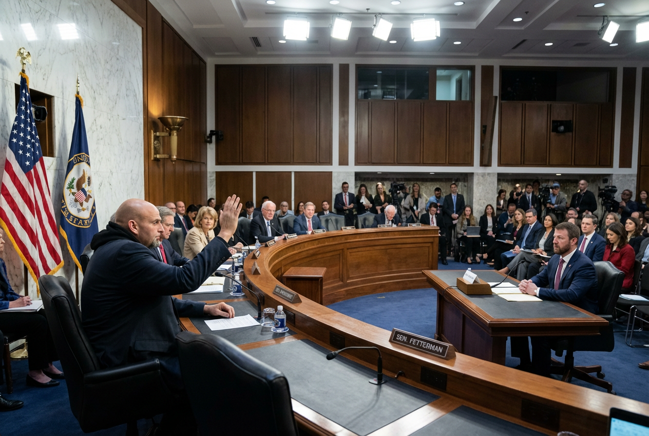 Fetterman Swings Homeland Security Vote Breaking Deadlock