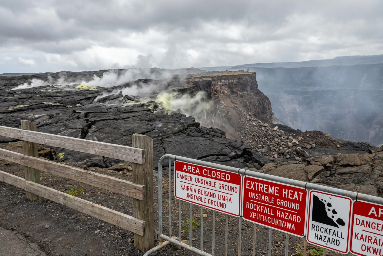 Mystery Surrounds Death in Kilauea's Off-Limits Caldera