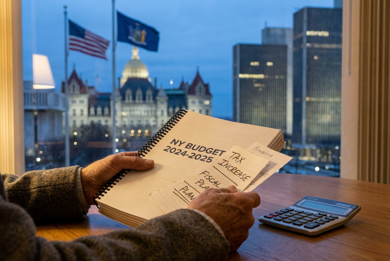 A Fiscal Power Struggle Brews Over New York's Tax Future