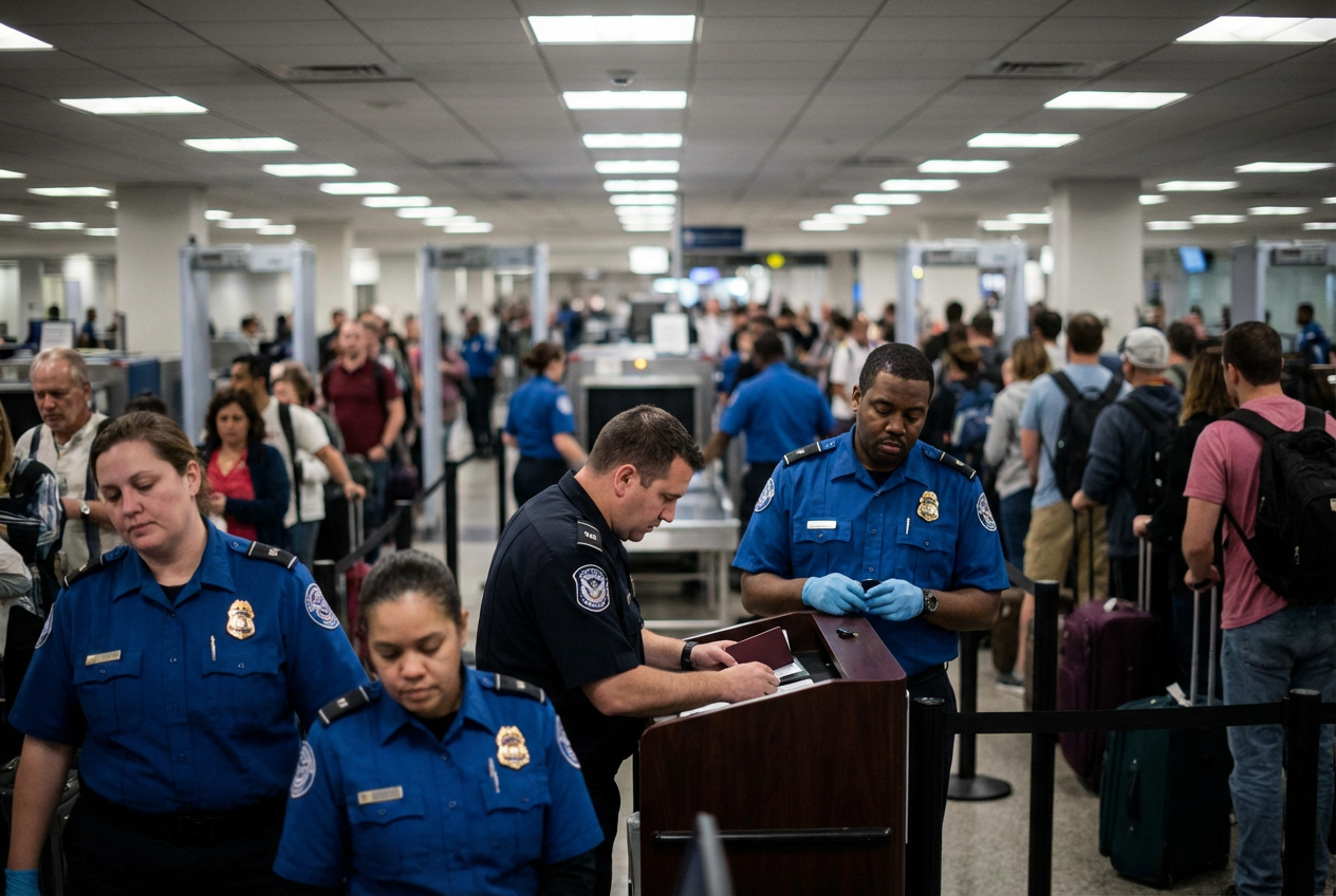 TSA Officers Struggle Amid Shutdown as Border Czar Pushes for Pay Relief