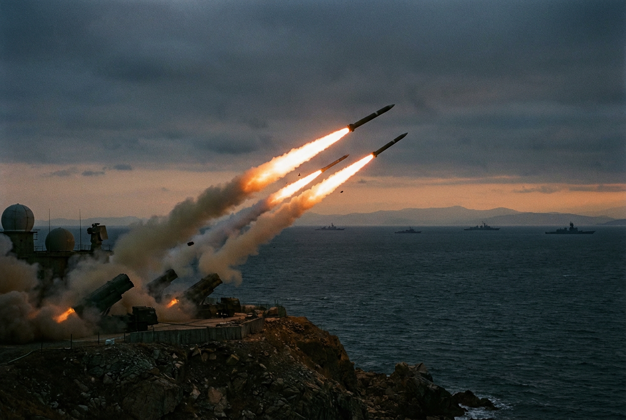 North Korea's Missile Barrage Coincides with Key Drills and Diplomatic Talks