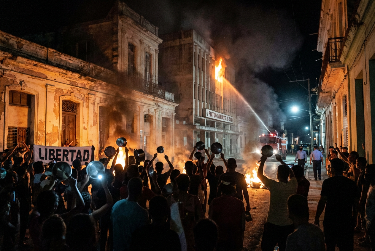 Cuban Uprising Ignites as Cities Erupt in Anti-Regime Fury