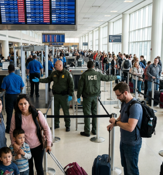 Airport Chaos Grows as ICE Steps In During Shutdown