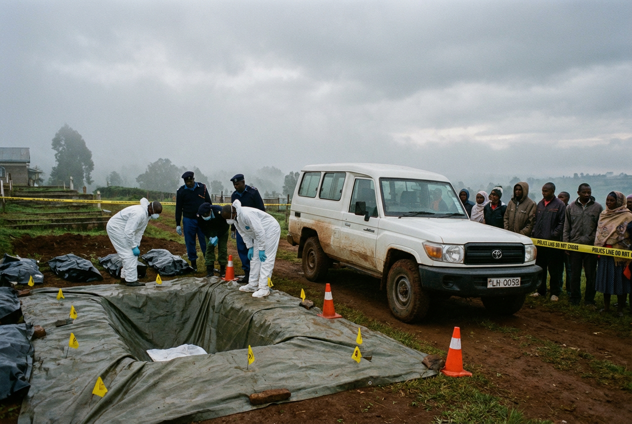 Mass Grave Unearthed in Kenya Raises Suspicions of Illegal Disposal