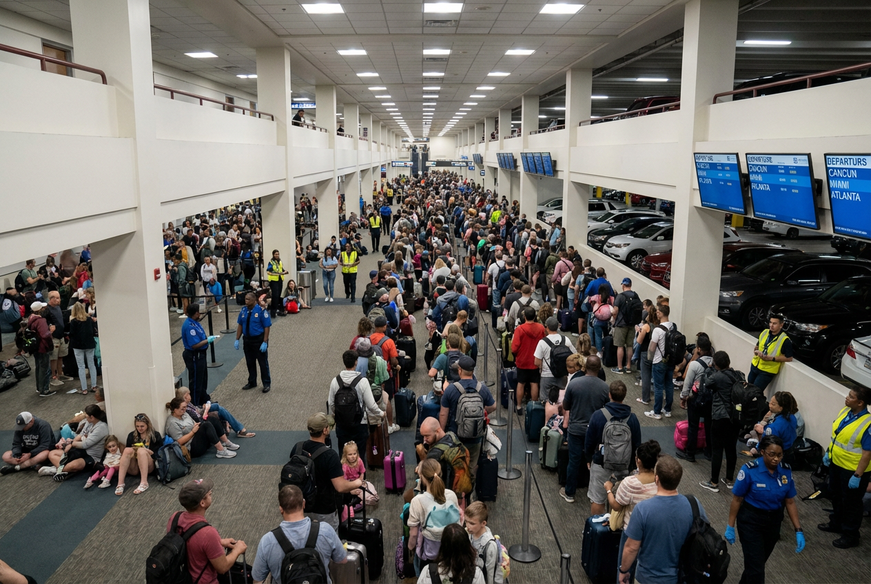 Airports Brace for Chaos as Shutdown Hits Travel Hard