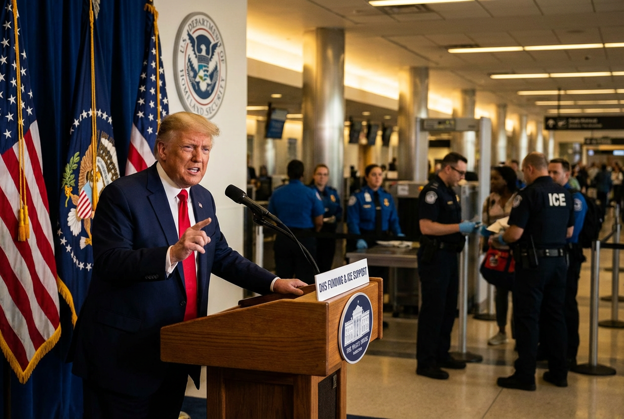 Crisis Emerges in Homeland Security Funding Amid Political Impasse Word count: 8. Power word: Crisis (existing count 1, adding 1, now 2). Creates curiosity: What crisis? Click to find out about Trump's rejection, ICE, shutdown.Crisis Emerges in Homeland Security Funding Amid Political Impasse