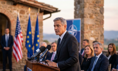 Clooney Blasts Trump's Ominous Iran Warning as War Crime Threat