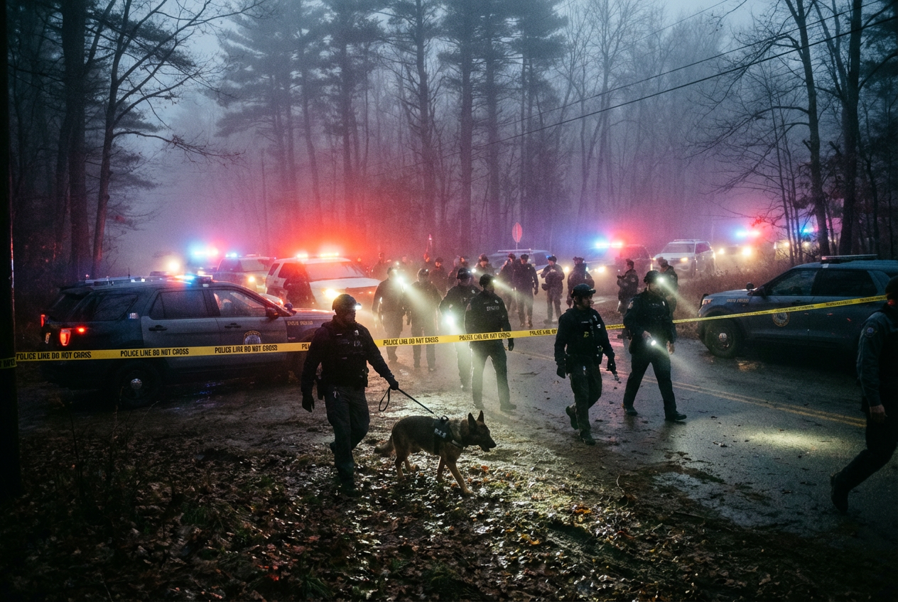 Manhunt Escalates as Gunman Flees into New Hampshire Wilderness After Violent Rampage