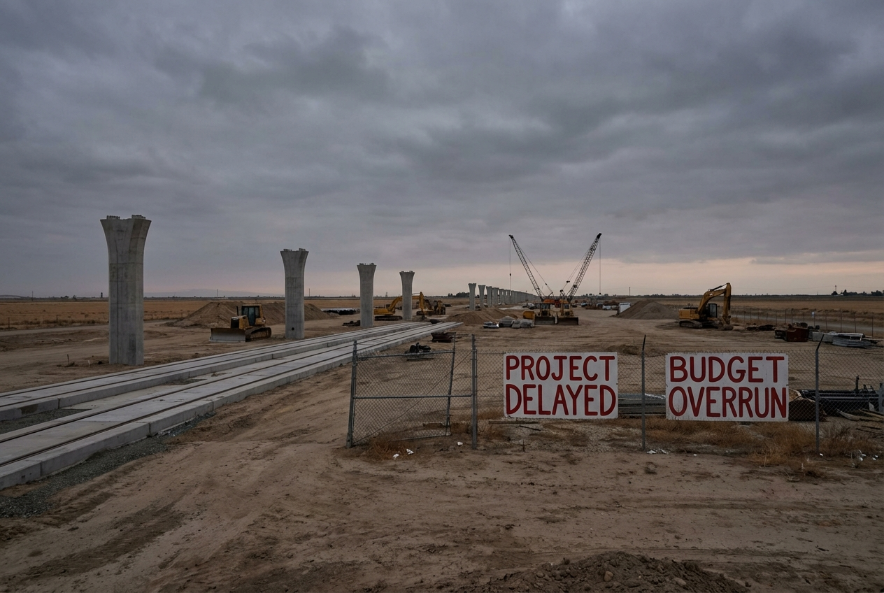 Price Tag Soars on California's Stalled High-Speed Rail Initiative