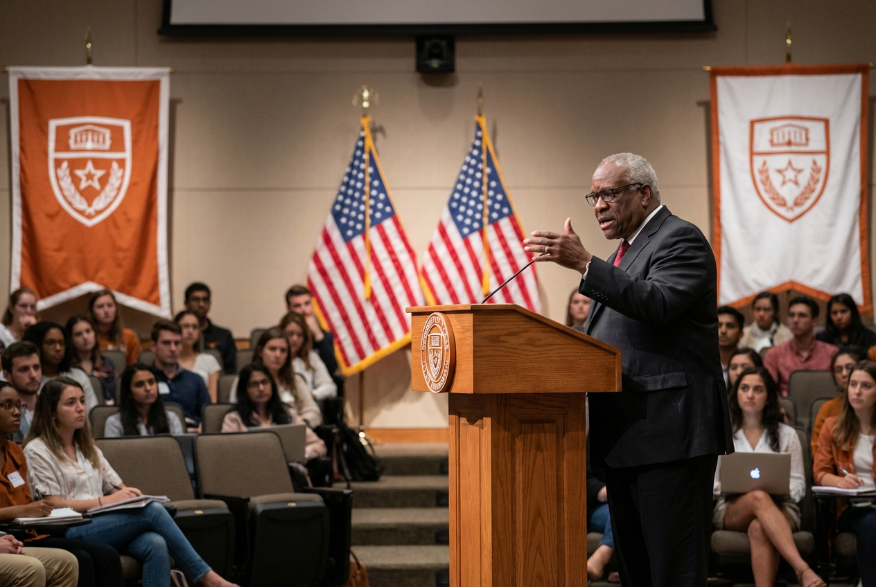 Thomas Warns of Threats to Independent Thought in America